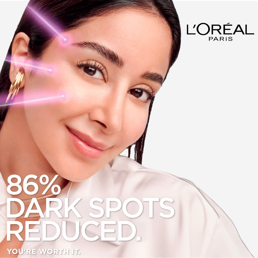 L'Oréal Paris - Glycolic Bright Serum with 8% [Melasyl ™ + Glycolic Acid + Niacinamide] face serum for Dark Spots & Brightening | MazenOnline