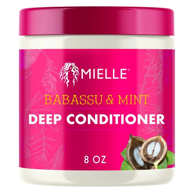 Mielle Organics - Babassu Oil & Mint Deep Hair Treatment Conditioner | MazenOnline