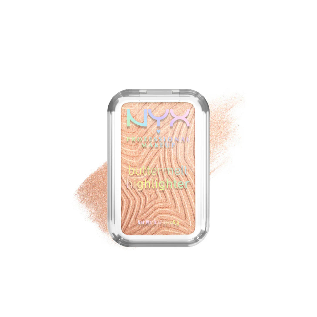 NYX Professional Makeup - Buttermelt Highlighter, Powder Highlighter, 12 HR Wear, Fade & Transfer Resistant | MazenOnline