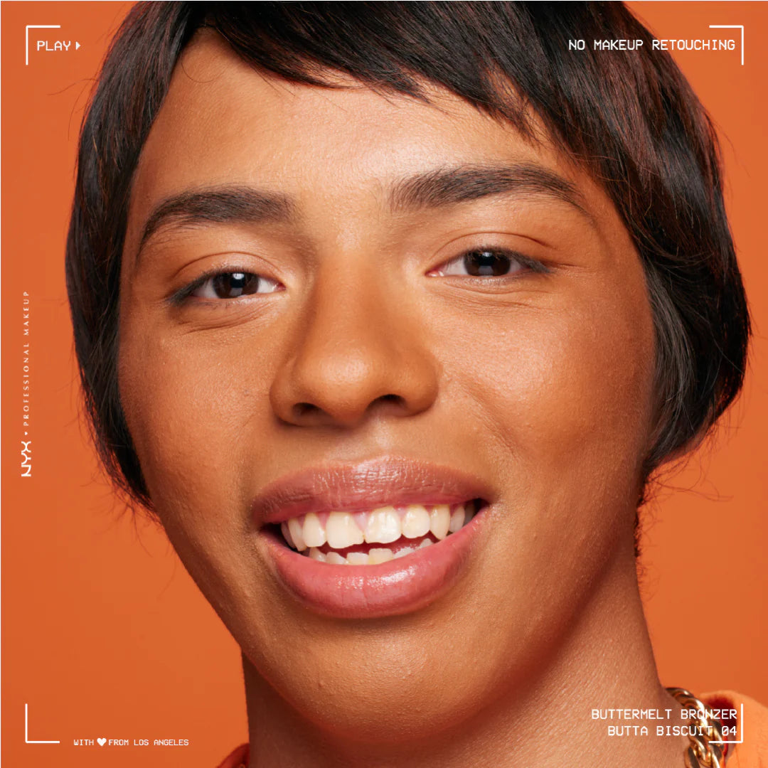 NYX Professional Makeup - Buttermelt Bronzer, Powder Bronzer, 12 HR Wear, Fade Resistant & Transfer Resistant, Buildable, Vegan-Do Butta | MazenOnline