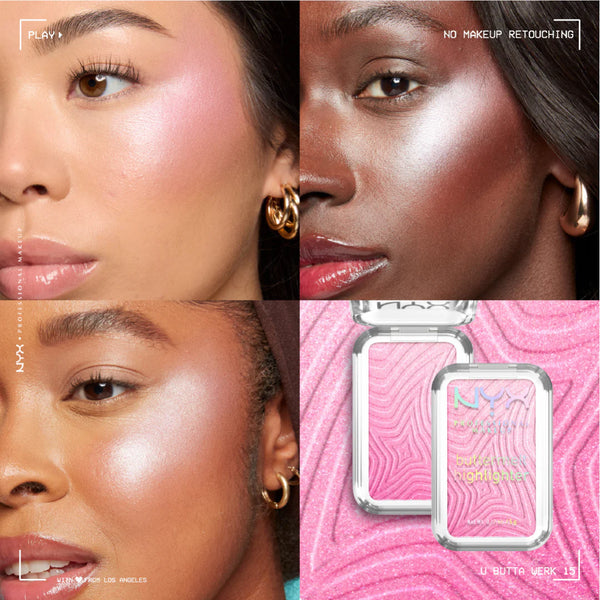 NYX Professional Makeup - Buttermelt Highlighter, Powder Highlighter, 12 HR Wear, Fade & Transfer Resistant | MazenOnline
