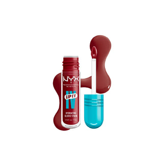 NYX Professional Makeup - Lip IV Hydrating Gloss Stain, Lip Gloss, Up to 12HR Hydration, High Pigment, Wet Shine Finish | MazenOnline