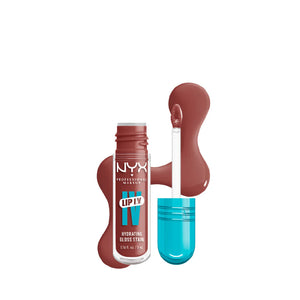 NYX Professional Makeup - Lip IV Hydrating Gloss Stain, Lip Gloss, Up to 12HR Hydration, High Pigment, Wet Shine Finish | MazenOnline