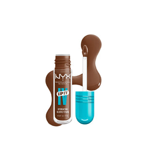 NYX Professional Makeup - Lip IV Hydrating Gloss Stain, Lip Gloss, Up to 12HR Hydration, High Pigment, Wet Shine Finish | MazenOnline