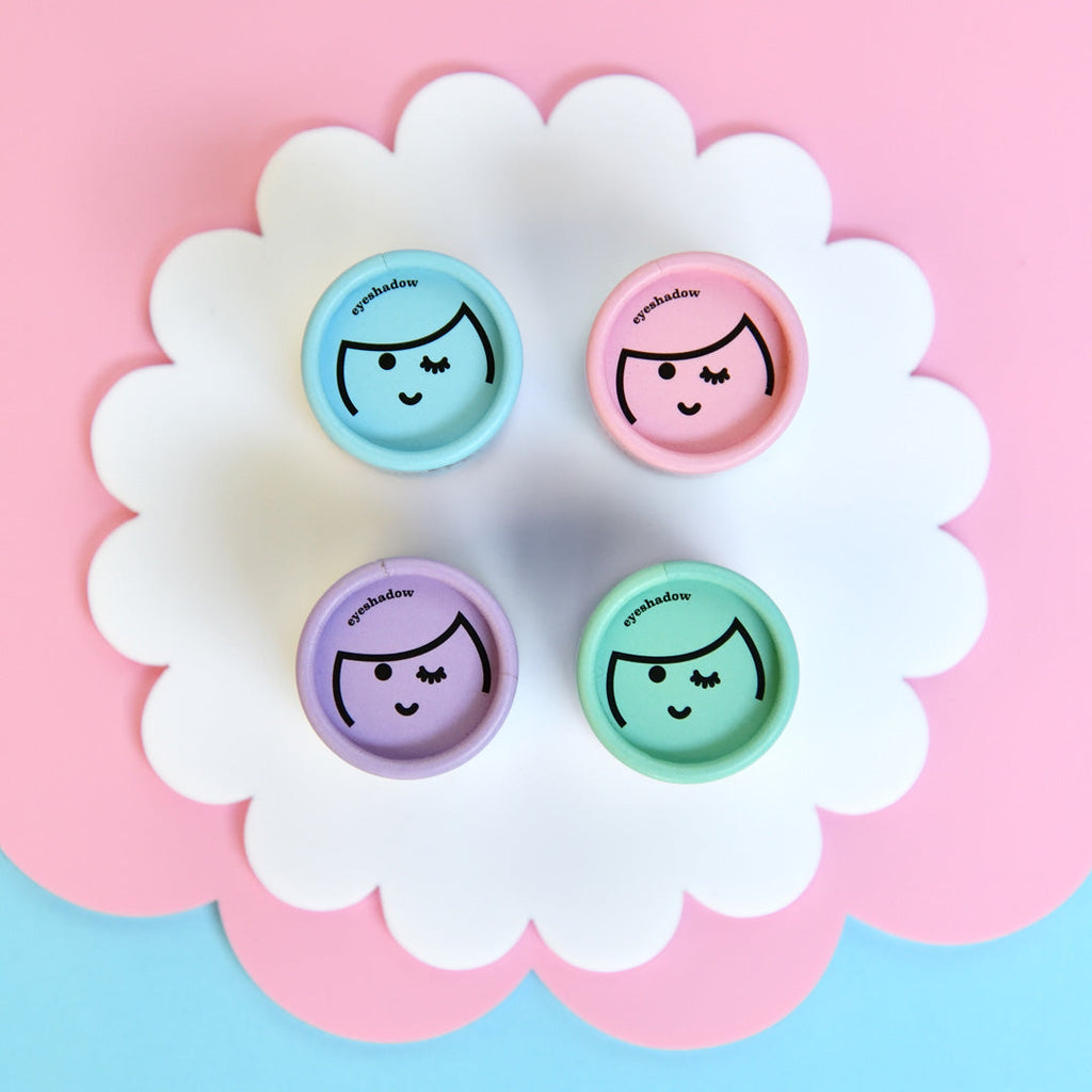 Purple Eco Natural Pressed Powder for Kids