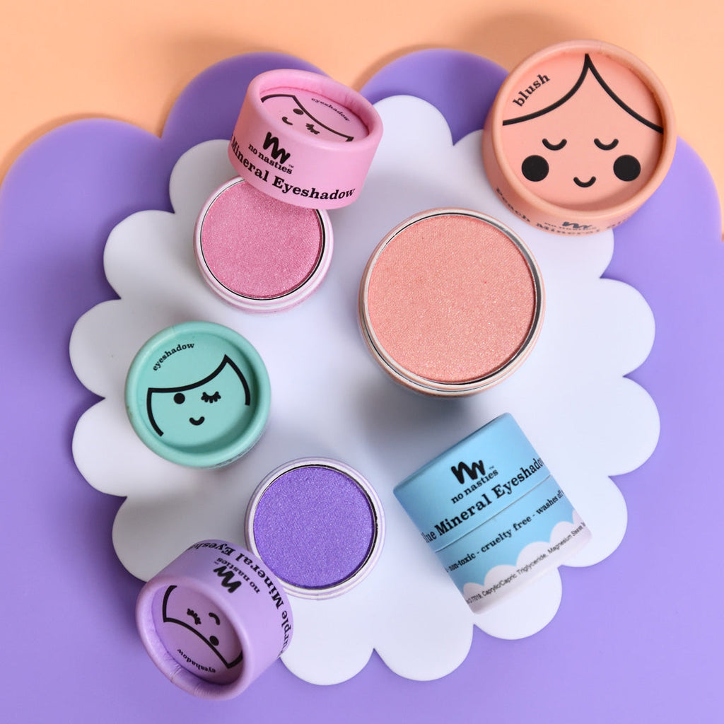 Purple Eco Natural Pressed Powder for Kids