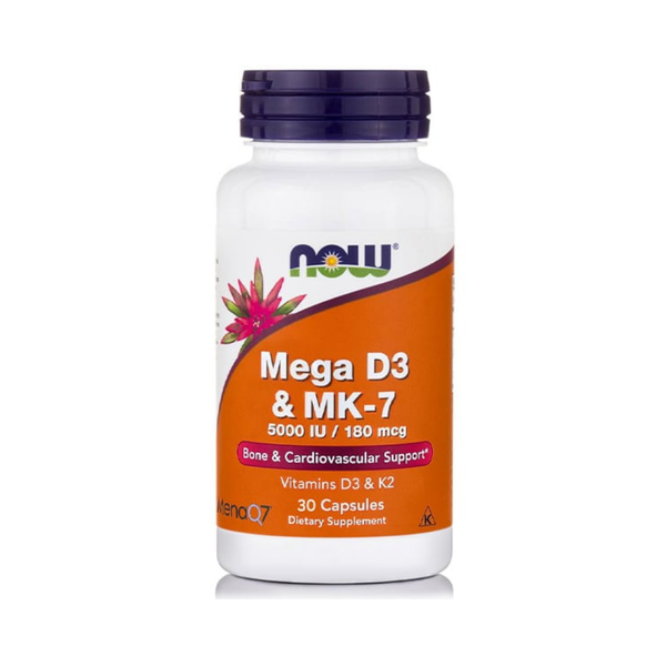 Mega D3 & MK-7 5000IU/180mcg Vitamins