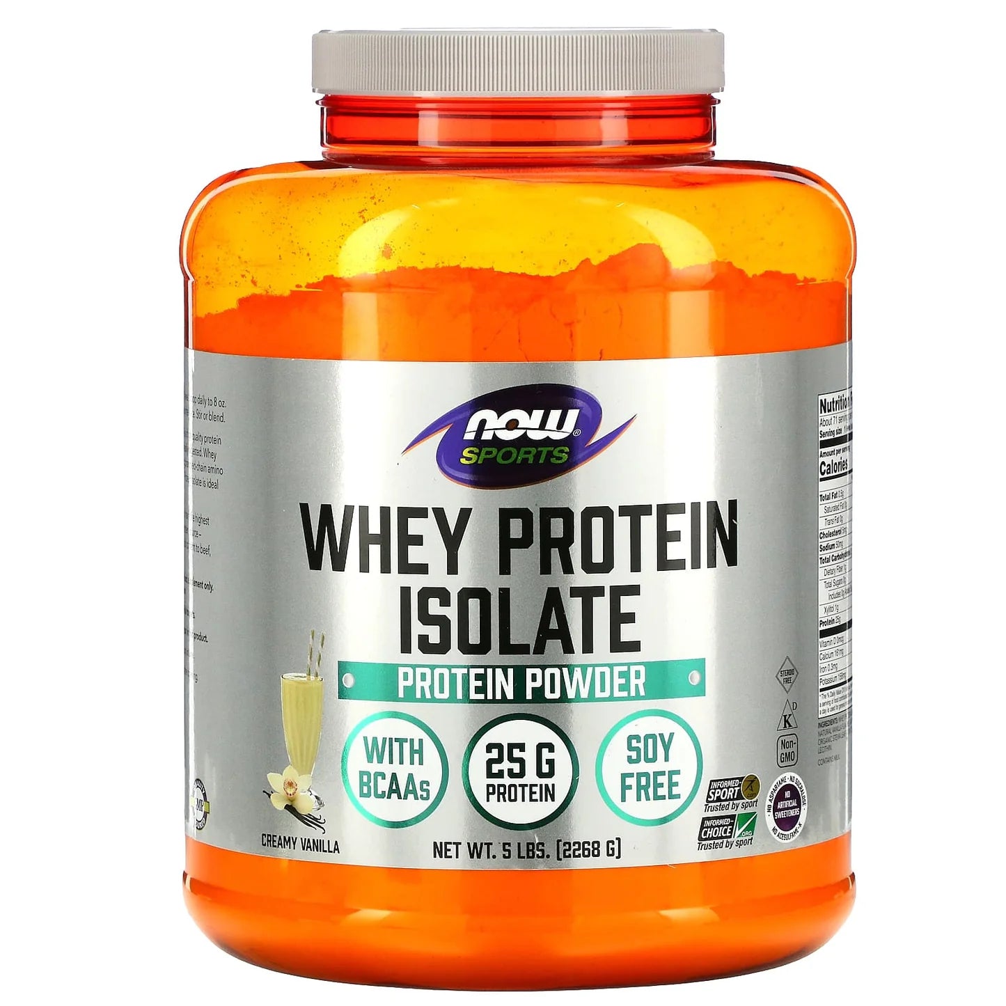 NOW Foods - Whey Protein Isolate Powder Creamy | MazenOnline