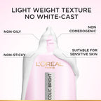 L'Oréal Paris - Glycolic Bright Anti-Dark Spot Daily UV Fluid SPF 50+ with [Glycolic Acid + Niacinamide] | MazenOnline