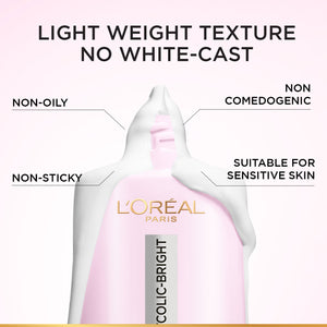 L'Oréal Paris - Glycolic Bright Anti-Dark Spot Daily UV Fluid SPF 50+ with [Glycolic Acid + Niacinamide] | MazenOnline