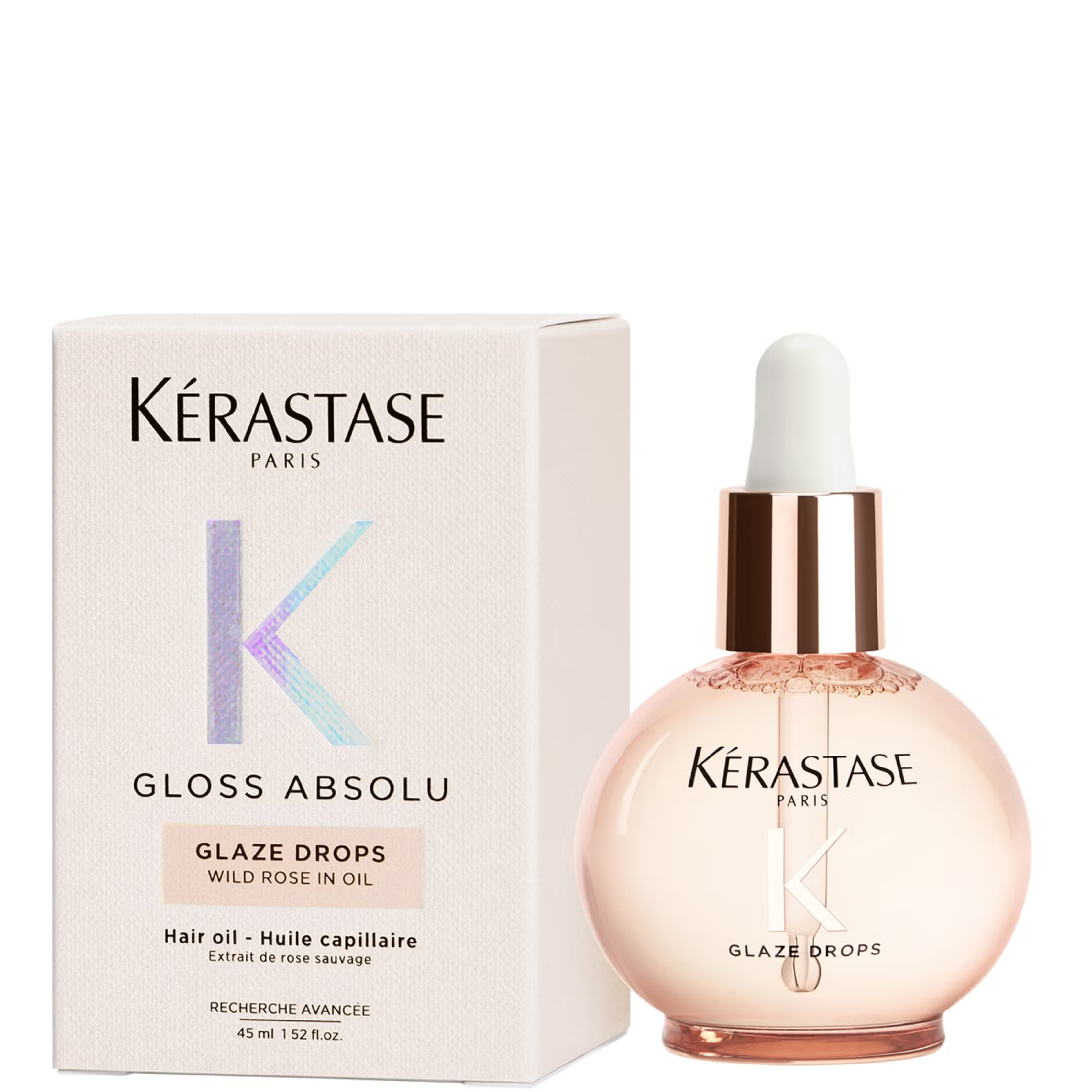 Kérastase - Gloss Absolu Glaze Drops Hair Oil with Wild Rose | MazenOnline