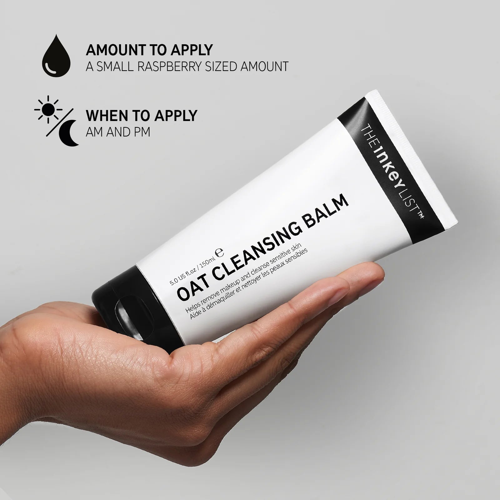 the inkey list oat cleansing balm
