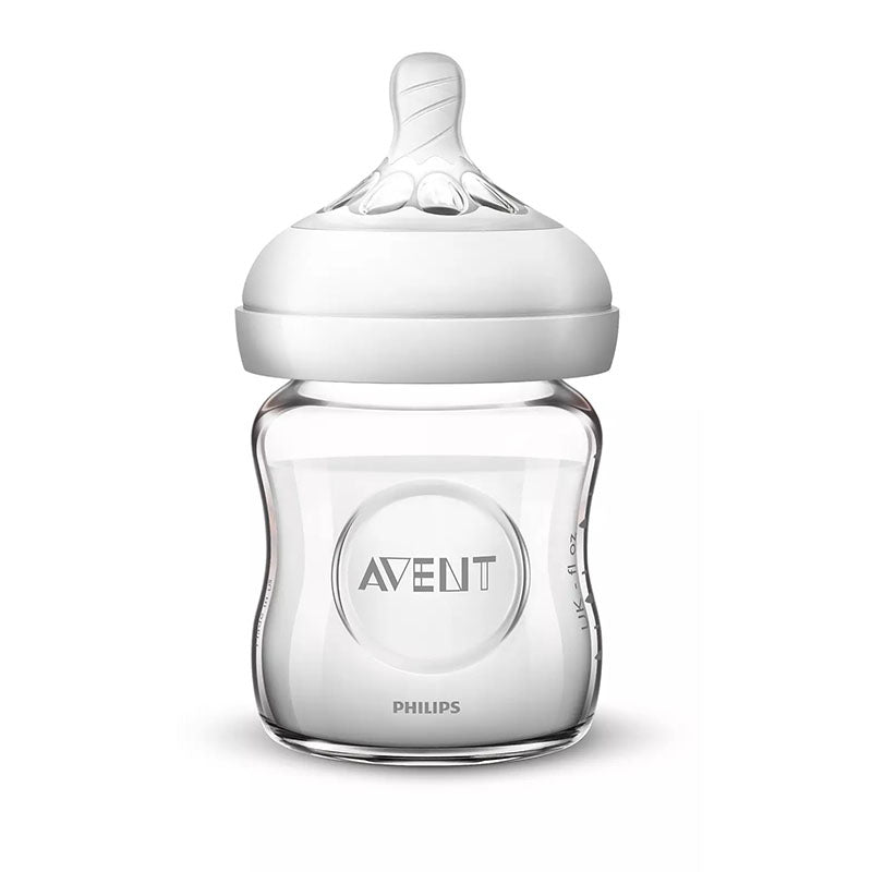 Natural glass baby bottle – 120ml om+ - MazenOnline Main image