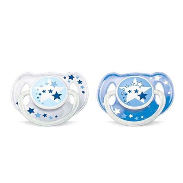 Night time pacifier – 0-6m –pack of 2 - MazenOnline Main image