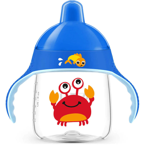 Sip, No Drip Cup 260ml 12m+ Blue - MazenOnline