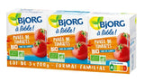 BJORG PUREE DE TOMATES PACK X3