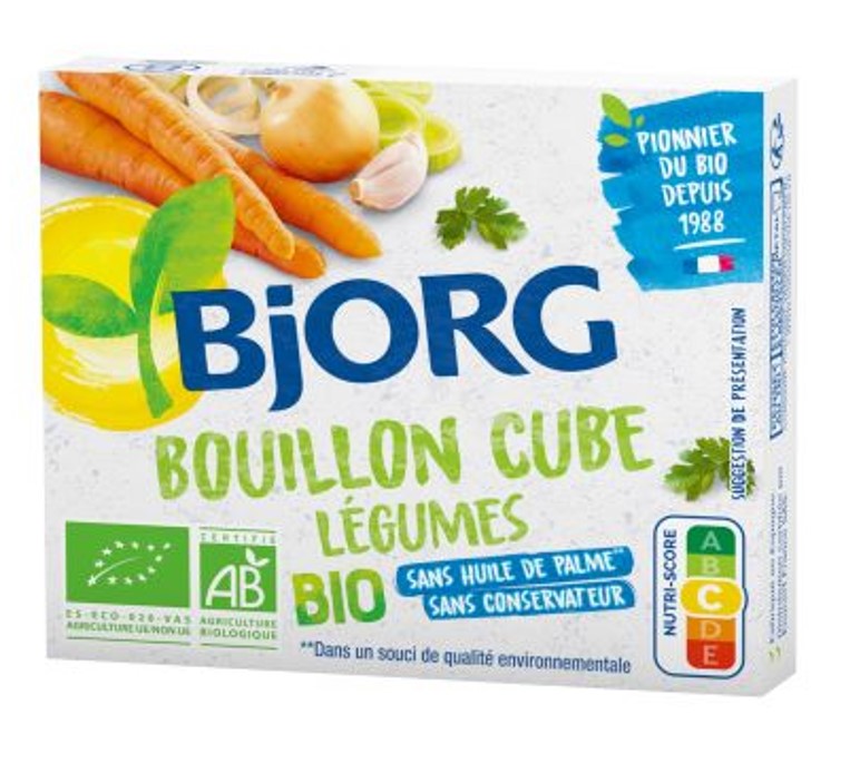 Bjorg - BOUILLON CUBE LEGUMES  72 G | MazenOnline Main image