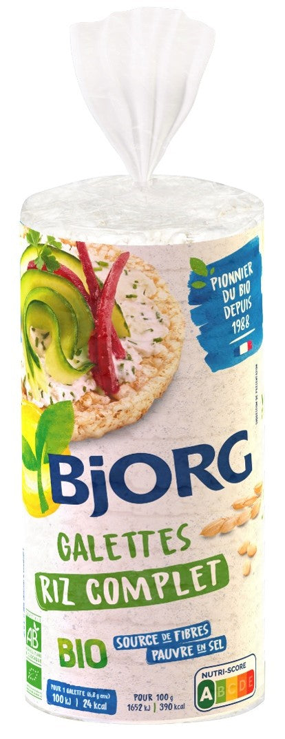 Bjorg - Galettes Bio Riz Complet | MazenOnline