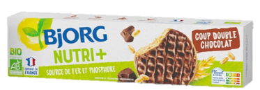 Bjorg - Biscuits Nutri+ Coup double chocolat 200g | MazenOnline Main image