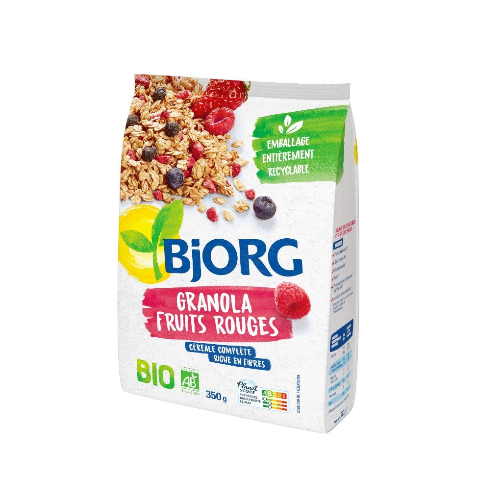 Bjorg - BJORG GRANOLA FRUIT ROUGES 350G | MazenOnline Main image