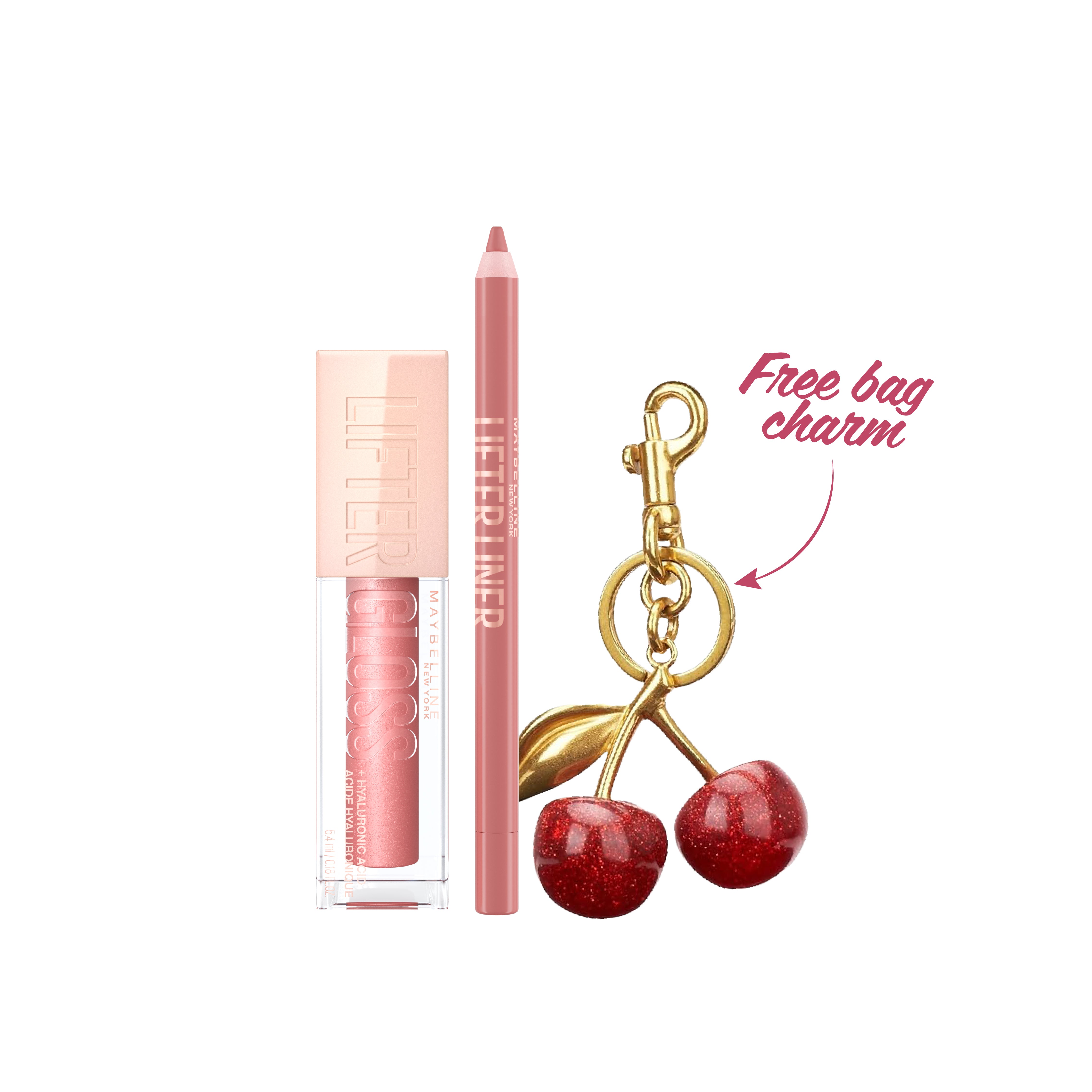 Maybelline New York - Lifter Liner Lip Liner Pencil with Hyaluronic Acid and Jojoba Oil + Lifter Gloss+ Gift | MazenOnline