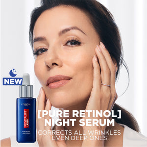 L'Oréal Paris - Revitalift Retinol Night Serum For Face, With 0.2% Pure Retinol, Moisturizes Skin and Eliminates Deep Wrinkles, For All Skin Types | MazenOnline