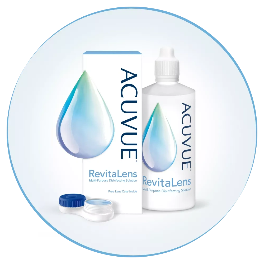 ACUVUE RevitaLens Multi-Purpose Disinfecting Solution bottle