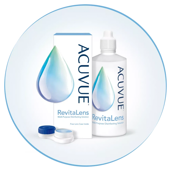 ACUVUE RevitaLens Multi-Purpose Disinfecting Solution bottle