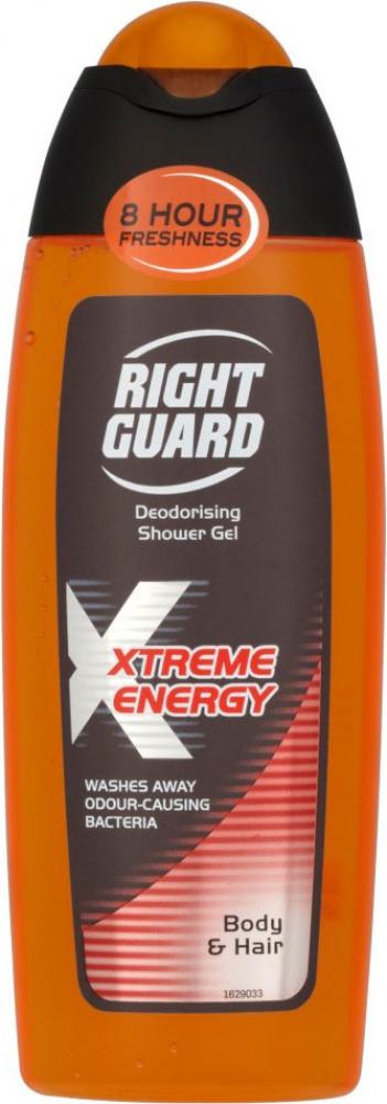 Xtreme Energy Deodorising Shower Gel 250ml Right Guard Xtreme Energy Deodorising Shower Gel 250ml - MazenOnline Main image
