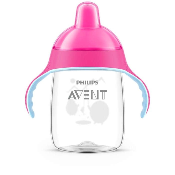 Philips Avent Cup with Handles & Mouth Pink 18m +, 340ml - MazenOnline Main image