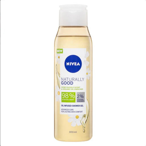 NIVEA - Naturally Good Honeysuckle & Organic Oil Infused Shower Gel | MazenOnline