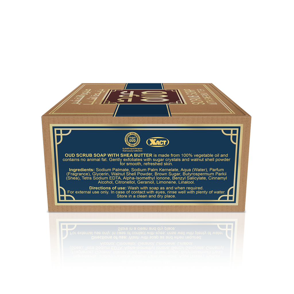 Oud Scrub Soap With Shea Butter 125g