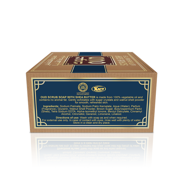 Oud Scrub Soap With Shea Butter 125g