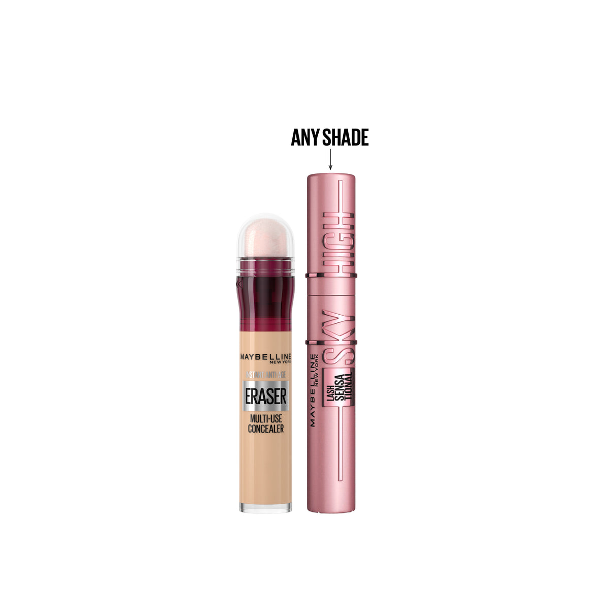 Instant Age Rewind Eraser Dark circles treatment, Multi-Use Concealer + Lash Sensational Sky High Mascara