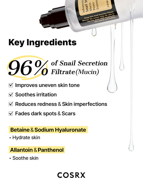 COSRX - Advanced Snail 96 Mucin Power Essence | MazenOnline