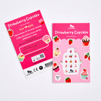 Strawberry Cupcake Nail Stickers