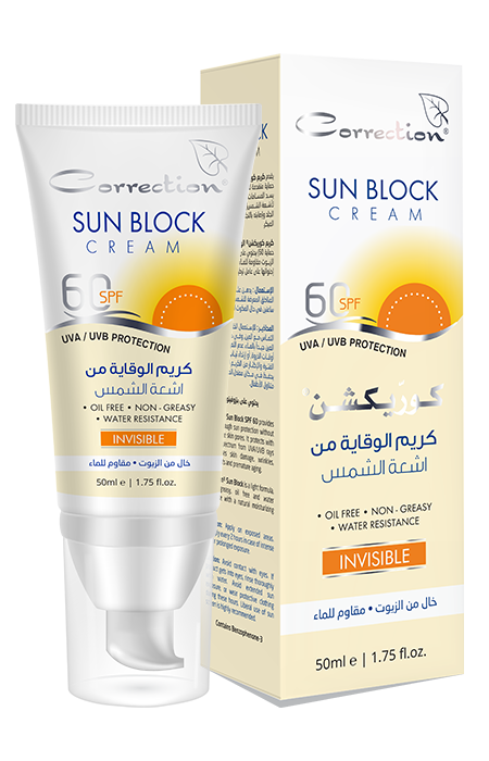 Correction - Sun Block Invisible Spf60 Cream | MazenOnline