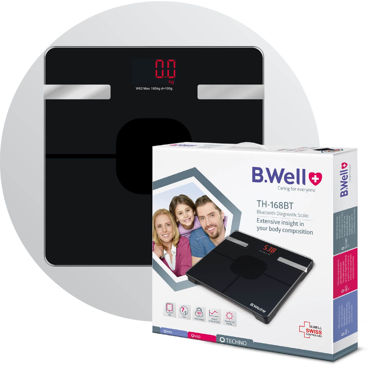 Bluetooth Diagnostic Scale Th-168BT - MazenOnline