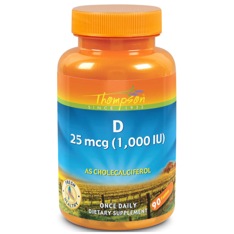 D 25 mcg (1000 IU) 90 Tablets - MazenOnline Main image