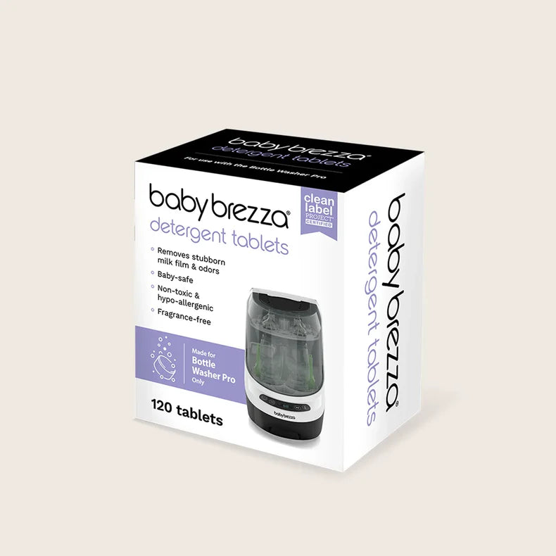 Baby Brezza - Universal Detergent Tablets for Bottle Washer Pro and ALL BRANDS OF Bottle Washers, 120 Tablets per pack | MazenOnline