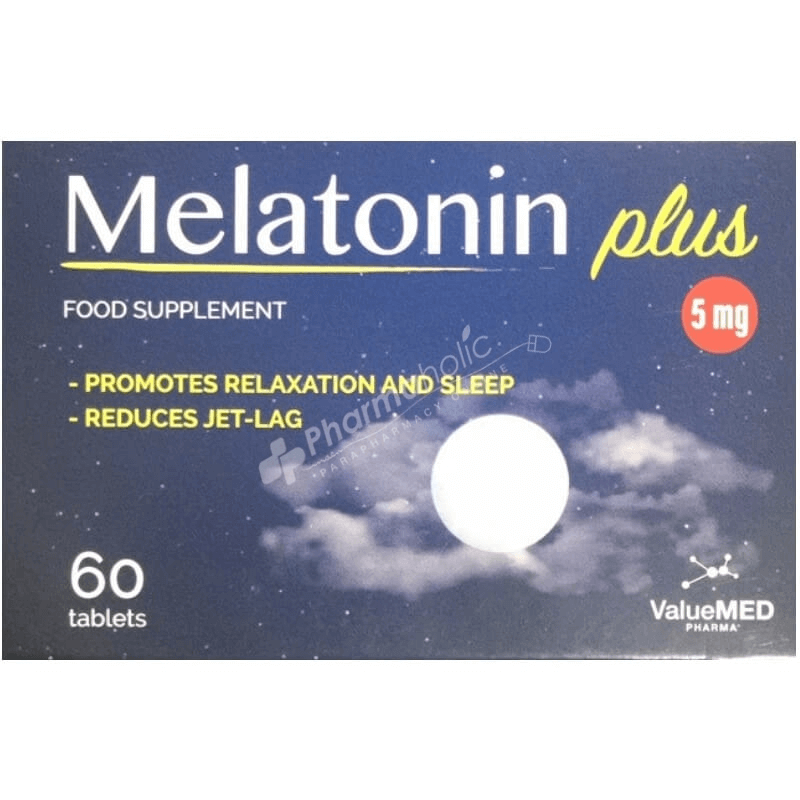 Melatonin Plus 5mg 60 Tab - MazenOnline Main image