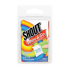 Shout Wipes Travel Pak 4Ct - MazenOnline