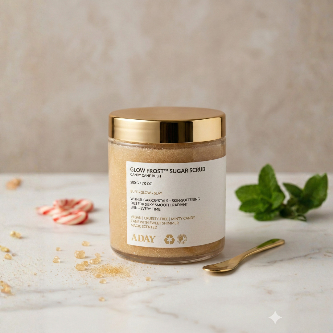Glow Frost™ Sugar Scrub: Candy Cane Rush Secondary image