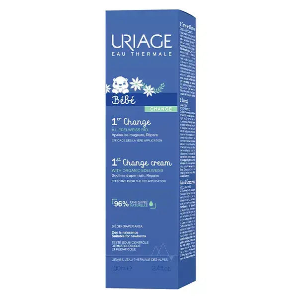 Uriage - Bébé 1st Change Cream Prevents and Soothes Nappy Redness, Repairs | MazenOnline