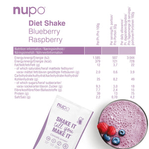 Diet Shake Blueberry Raspberry - MazenOnline