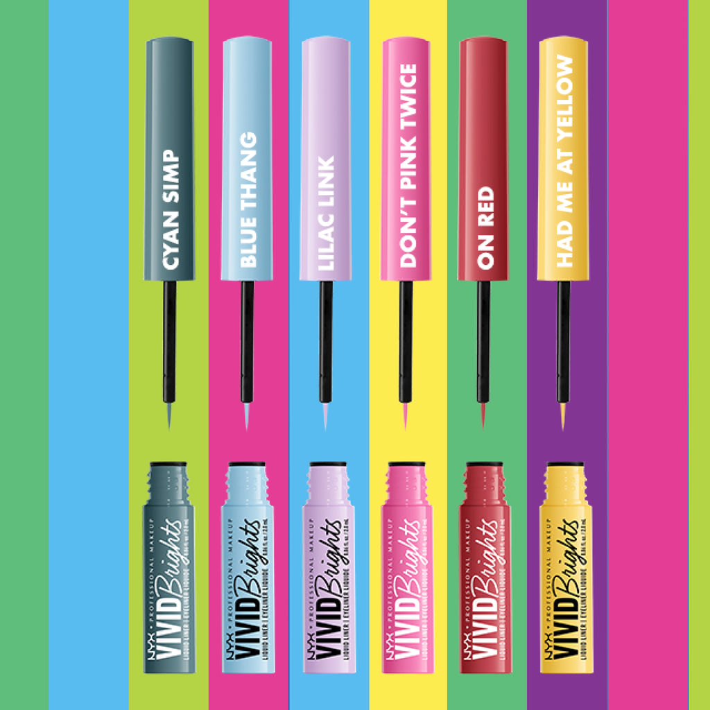 NYX Professional Makeup - Vivid Brights Colored Liquid Eyeliner | MazenOnline