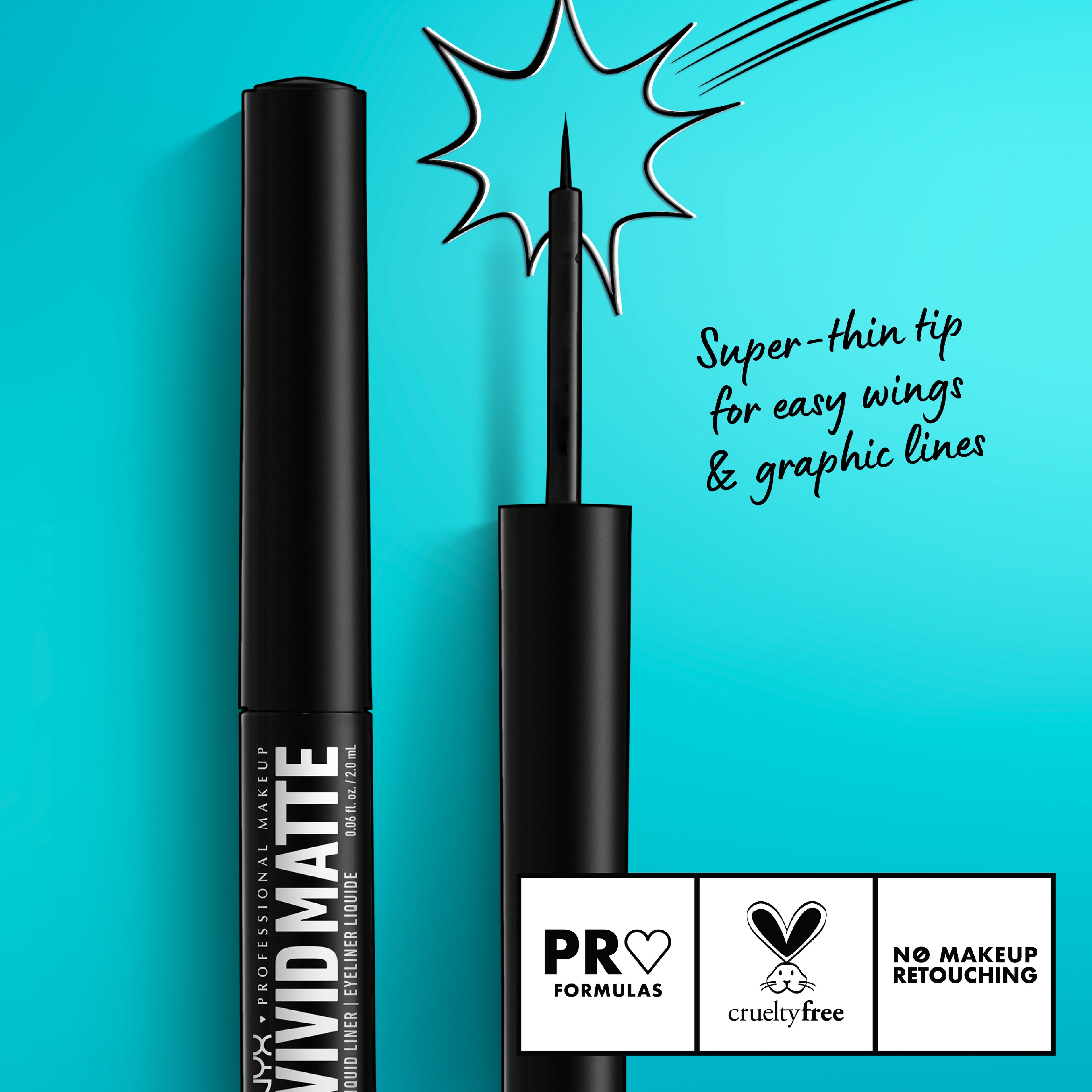 NYX Professional Makeup - Vivid Matte Liquid Liner | MazenOnline
