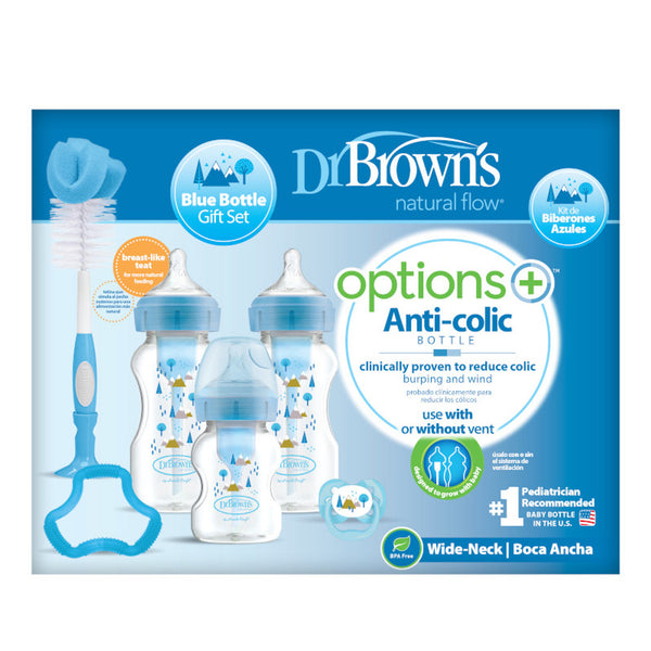Dr. Brown's - Options+ Anti-Colic Gift Set Blue | MazenOnline
