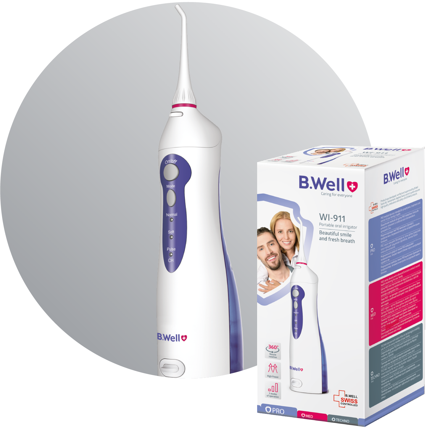 Oral Irrigator Portable Rech Wl-911 - MazenOnline Main image