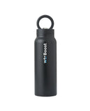 WTR Boost Black Magnetic Mobile Holder Insulated Stainless Steel Bottle